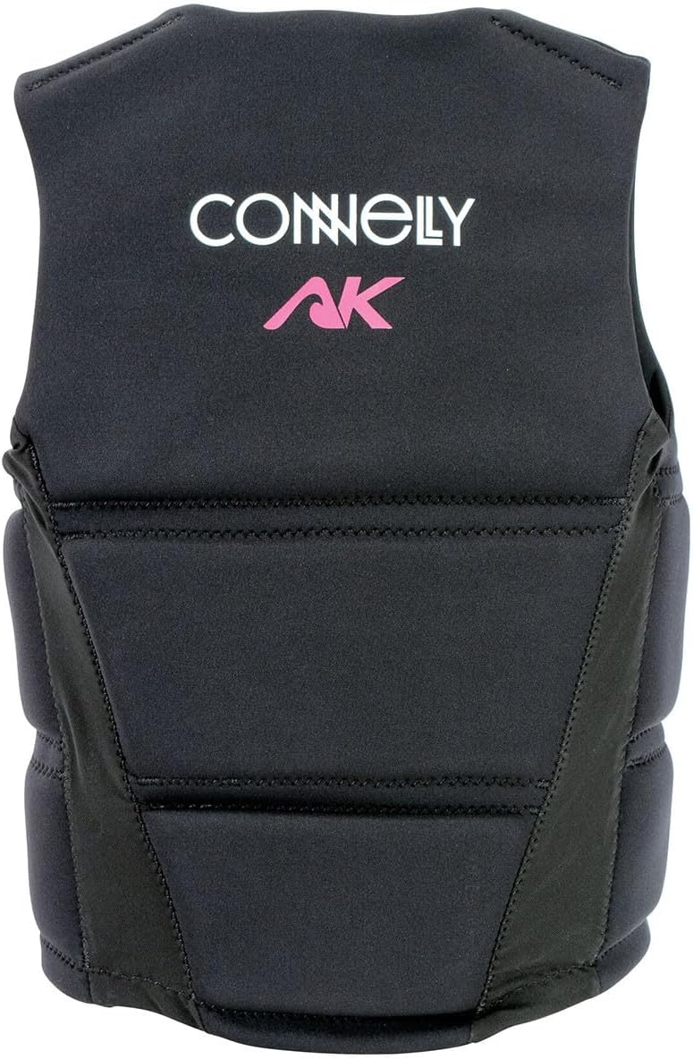 Connelly Women's AK Neoprene NCGA Impact Vest, Black/Pink, Ashley Kidd