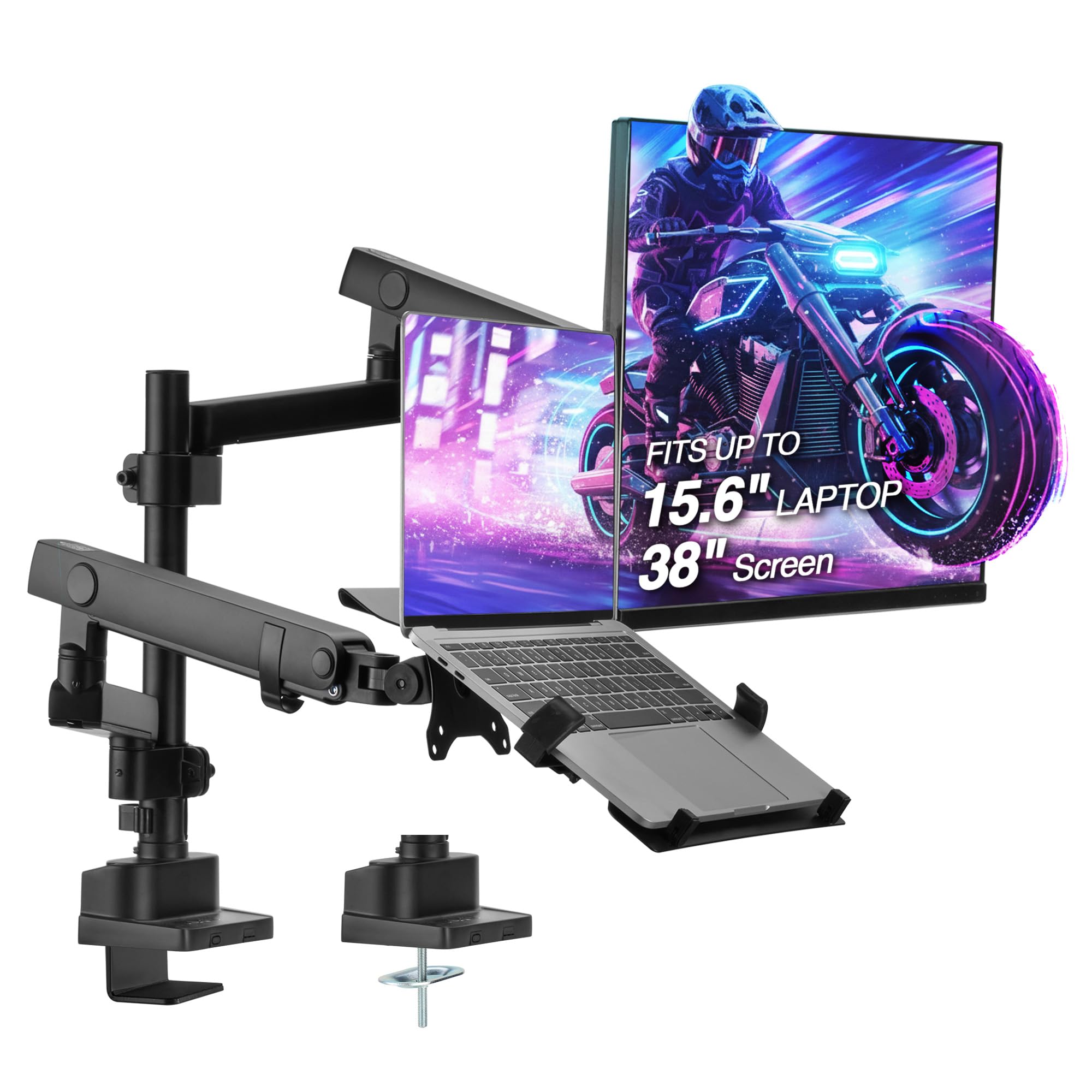 Bandeja Universal De Portátiles Para Brazos De Monitor