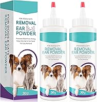 Vista 10 de Limpiador de Orejas para Perros 30g - Polvo para la Remoción de las Orejas para Mascotas, Tratamiento para Infección de Orejas de Perro, Apoya
