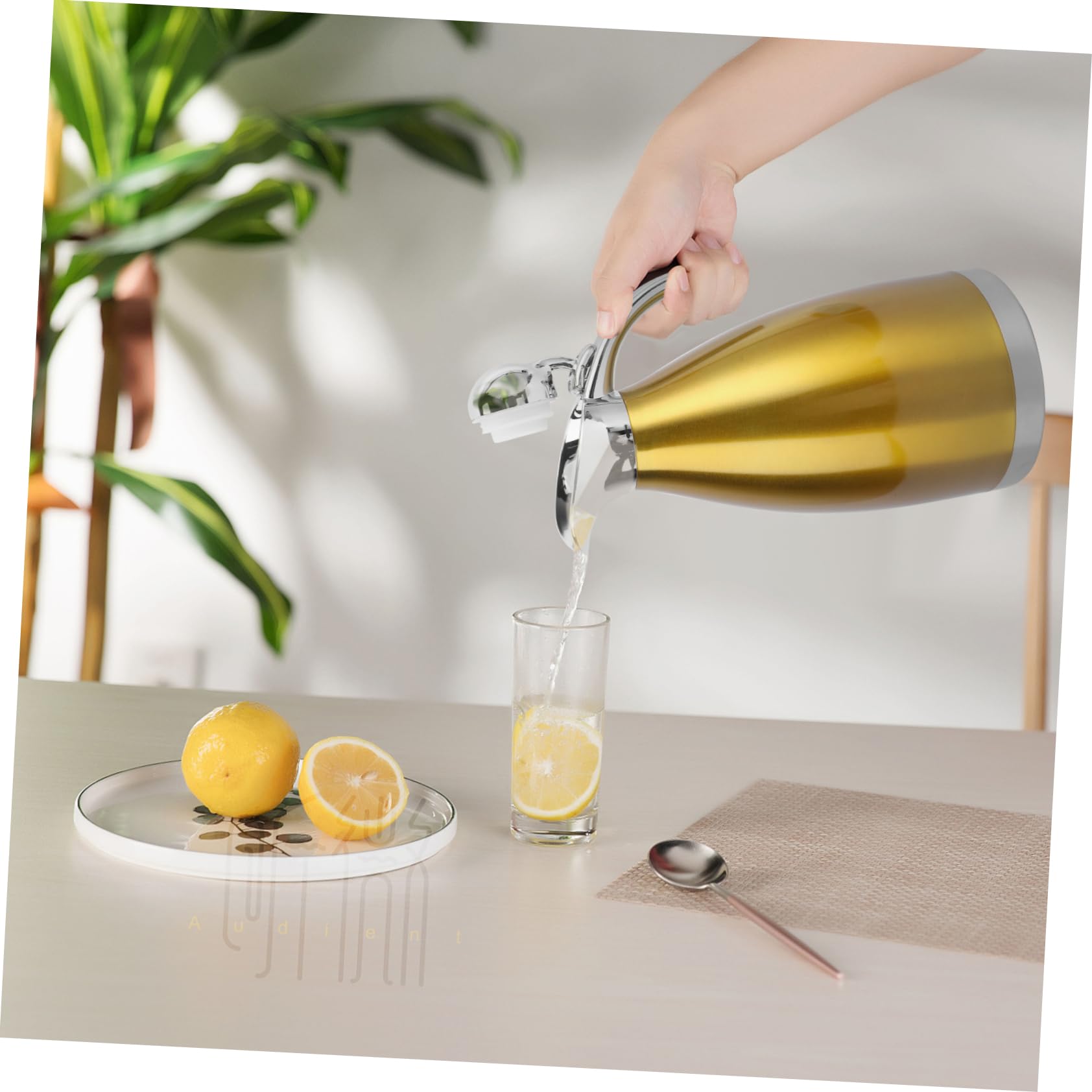 Mikinona Isolierkanne Edelstahl 304 Doppelwandig Thermosflasche Ml Vakuumisolierte Wasserflasche Für Büro Zuhause Und Unterwegs