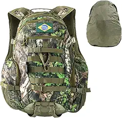 50L Mochila Grande Masculina Reforçada，Adequado para Trekking, Acampamento e Ciclismo Trilha.