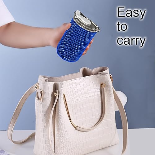 Miniatura 6 de Botella de agua de 17 onzas con tapa, taza de café aislada de acero inoxidable, taza térmica de doble pared a prueba de fugas para viajes, oficina,