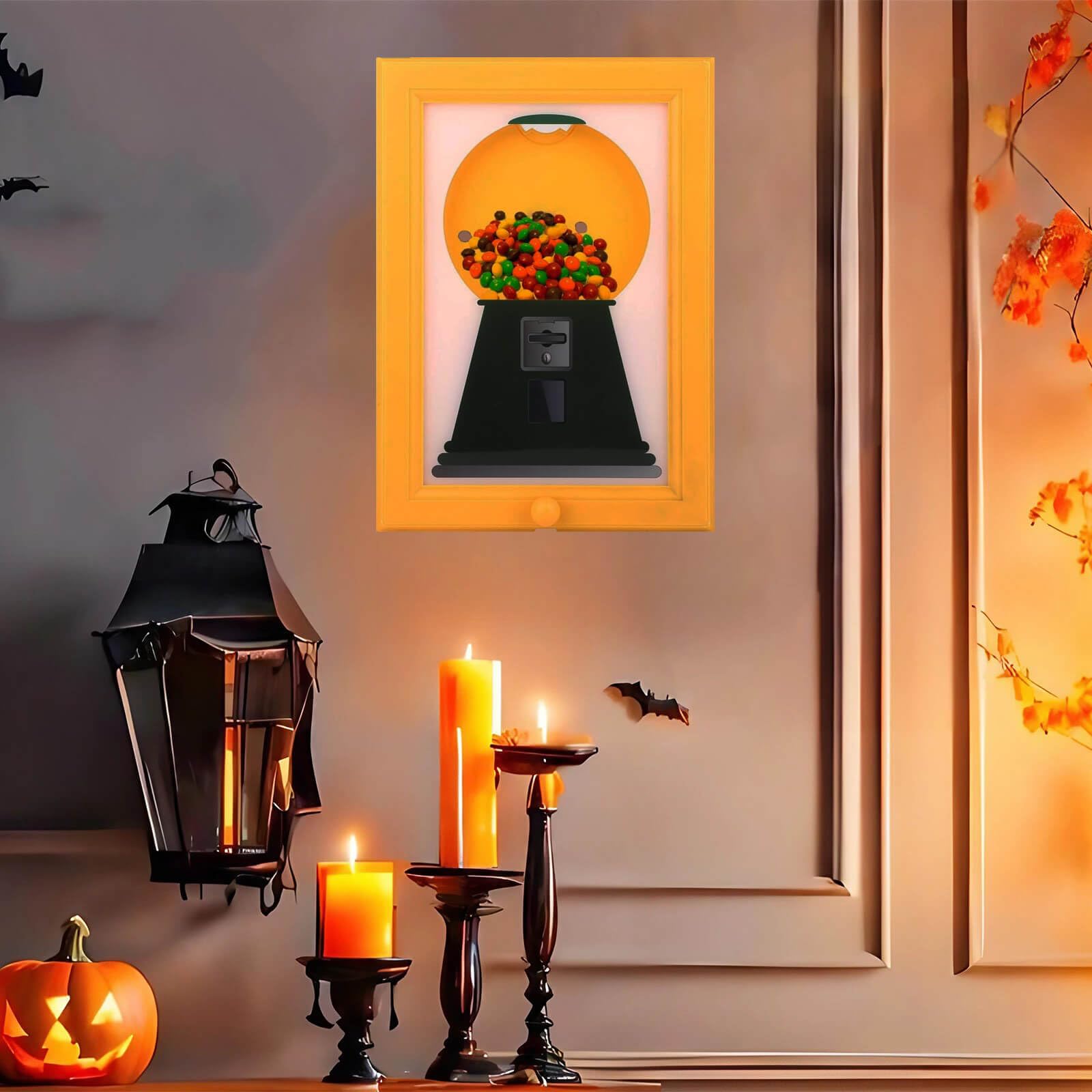 Wand-Süßigkeitenspender Als Bilderrahmen - Dekorativer Snackspender Für Küche, Büro & Party