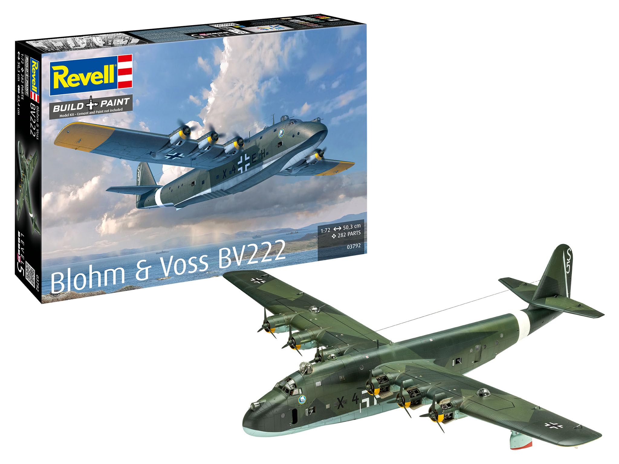 Amazon | ドイツレベル 1/72 ドイツ ブロム & フォス BV222 ヴィー