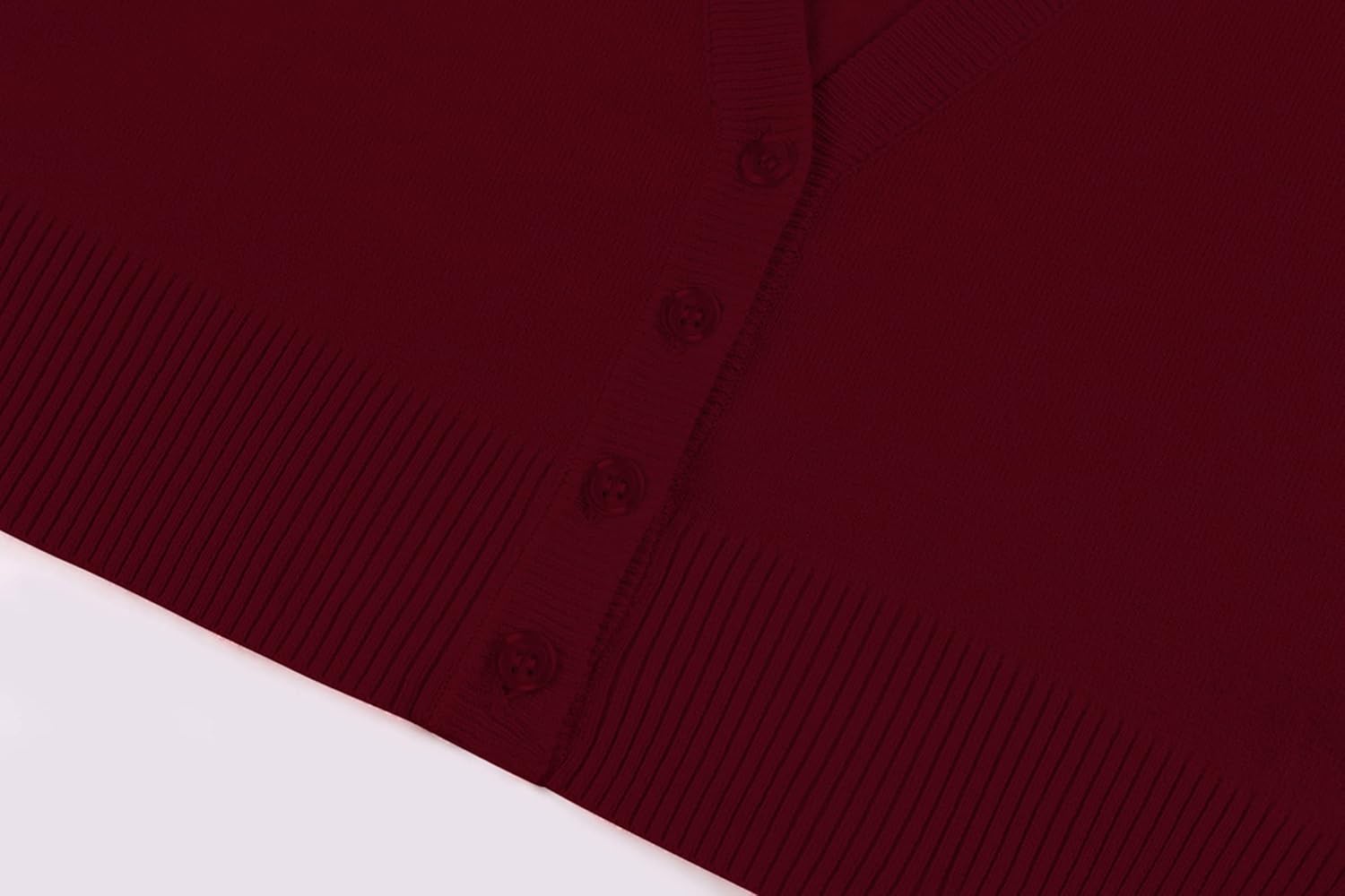 MINTLIMIT Women's Cropped Shrug Bolero 3/4 Sleeve Button Down Cardigan Sweater - Image 6