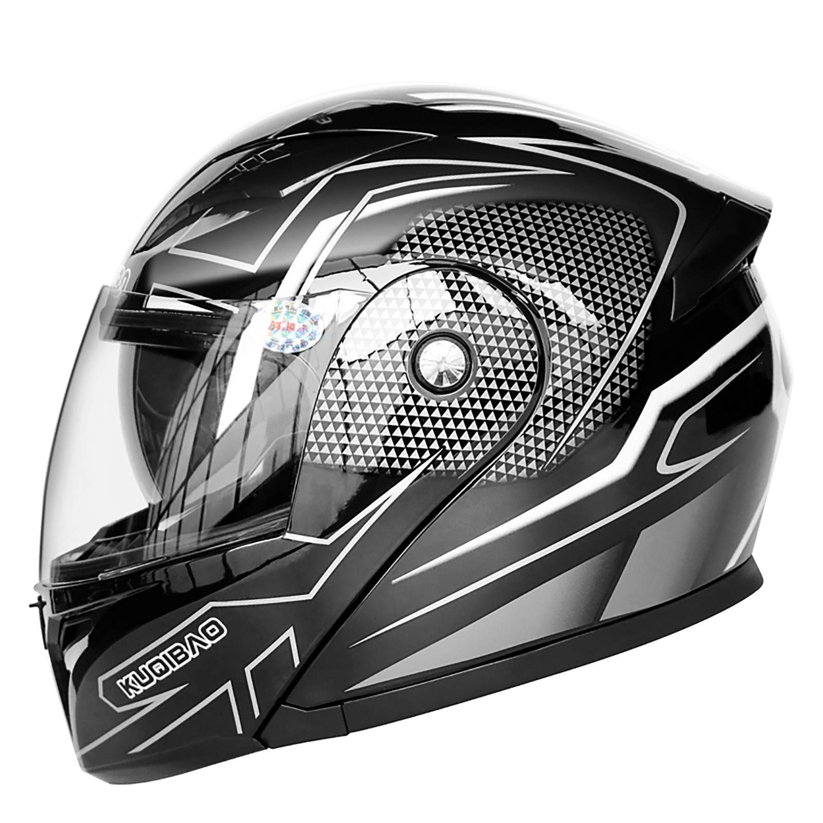 Casque Moto Intégral Bluetooth Modulable - Certifié DOT/ECE - Visière Double - Pour Homme Et Femme