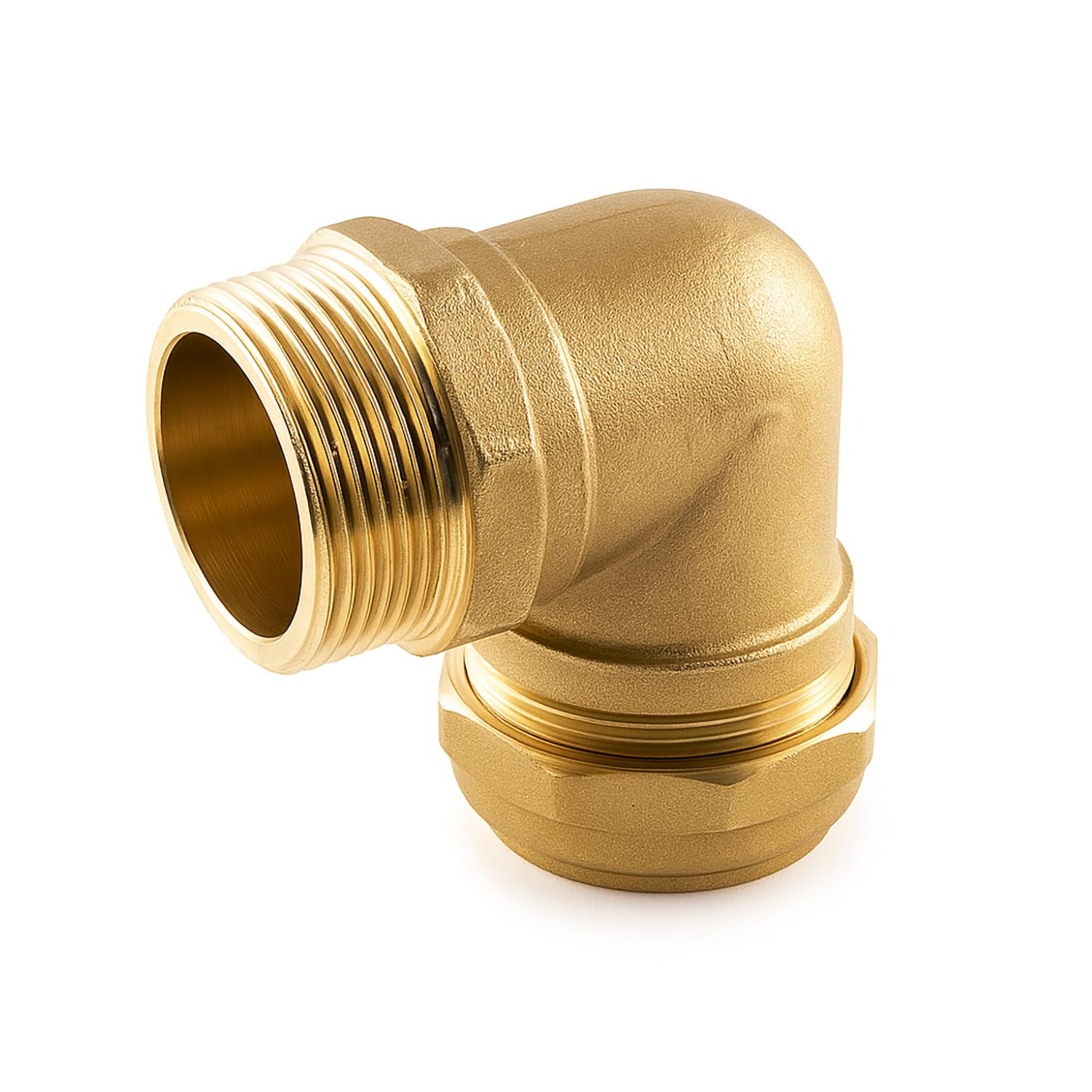 Coude compression laiton 28mm pour la plomberie de votre maison