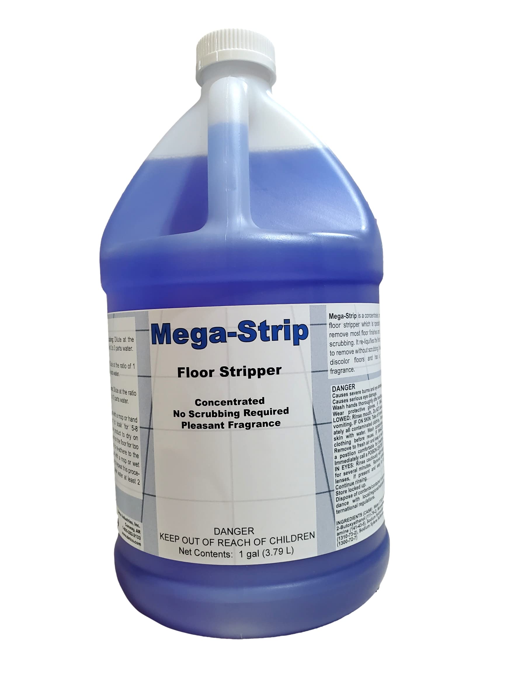 Mega-Strip Heavy-Duty Floor Stripper | Non-Ammoniated, Low-Odor (1 Gallon)