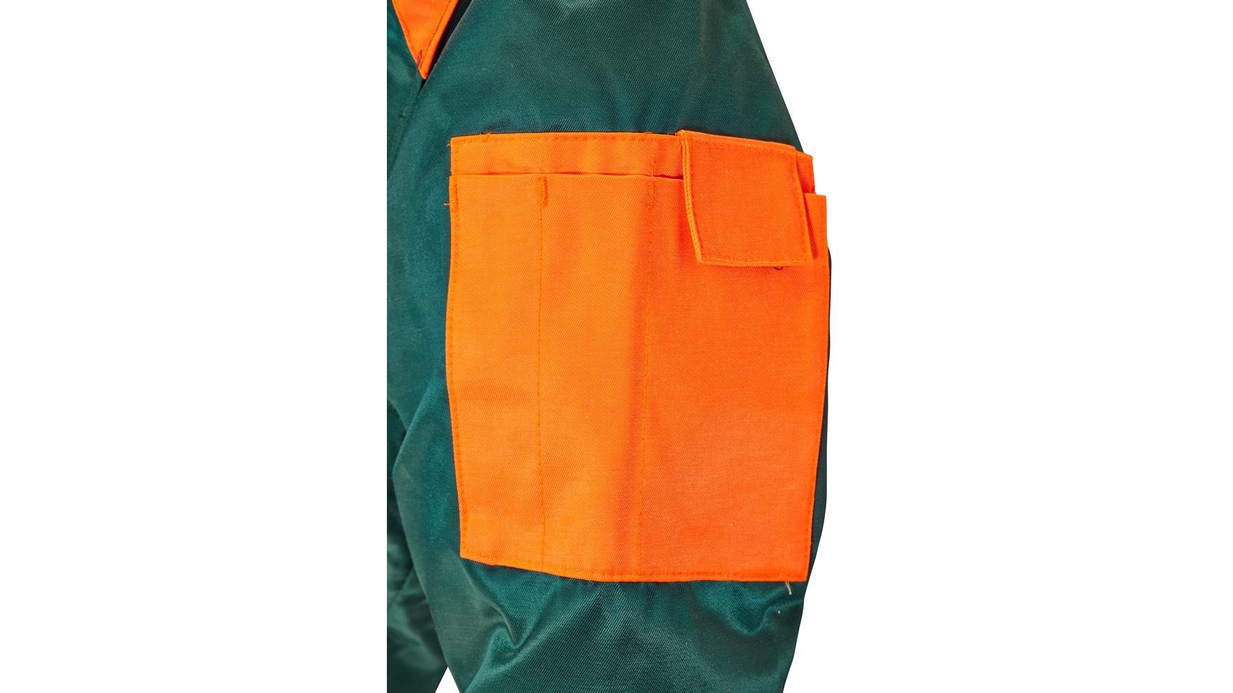 Pilotenjacke S, grün, orange