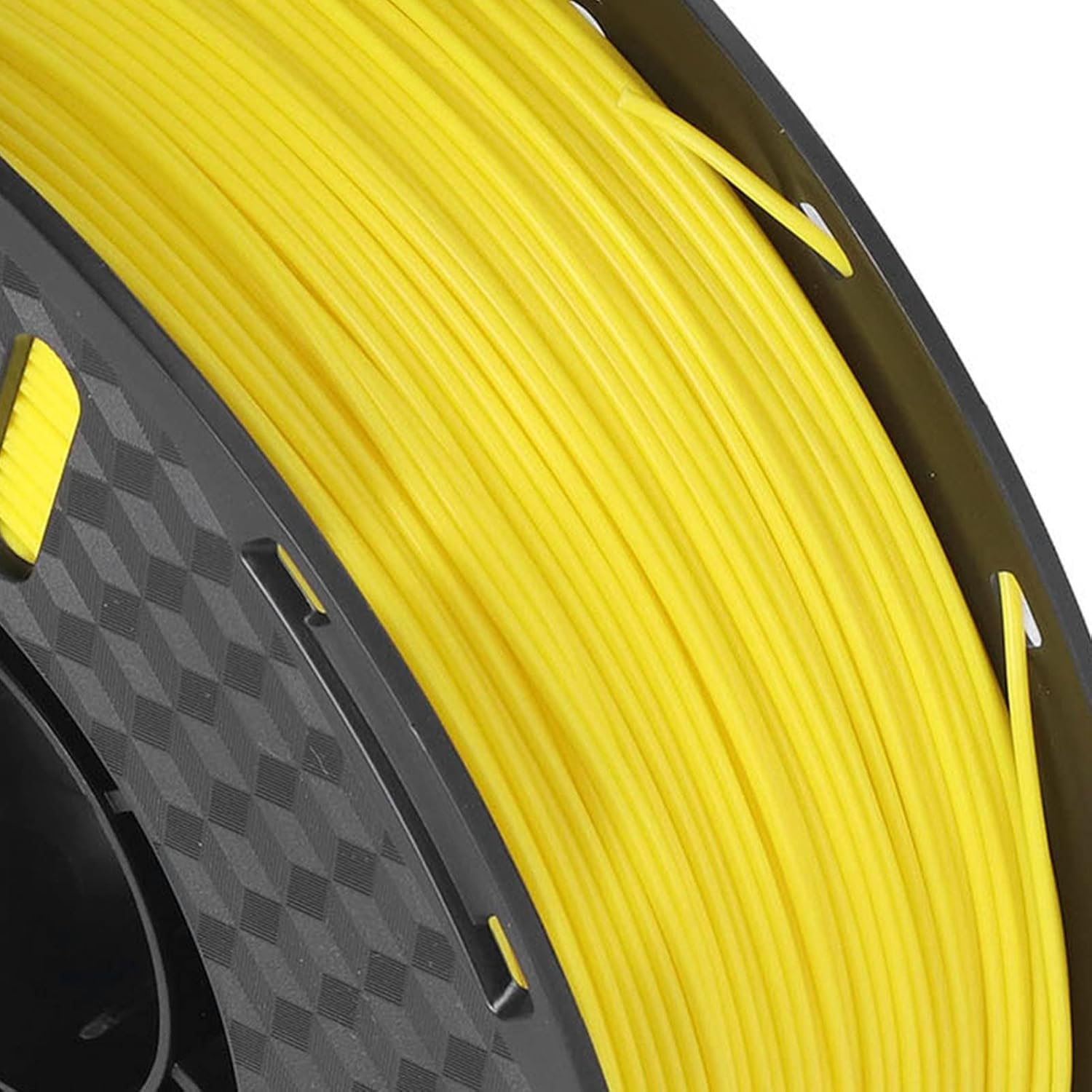 PLA Filament Strong Hardity Low Shrinkage 3D Printer Consumables 1.75mm FDM 3D Printer Consumables (Yellow)