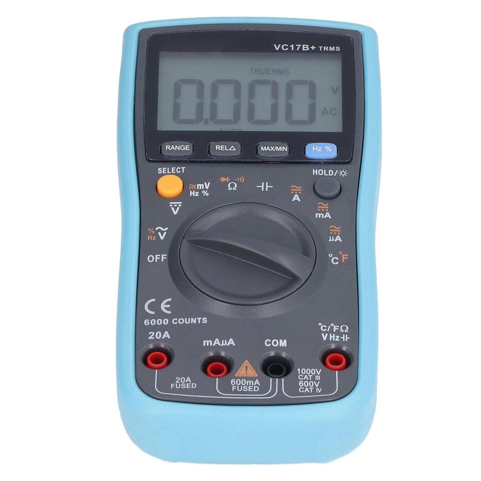 Hyuduo LCD Multimètre à Gamme Automatique, Testeur de Tension capacité