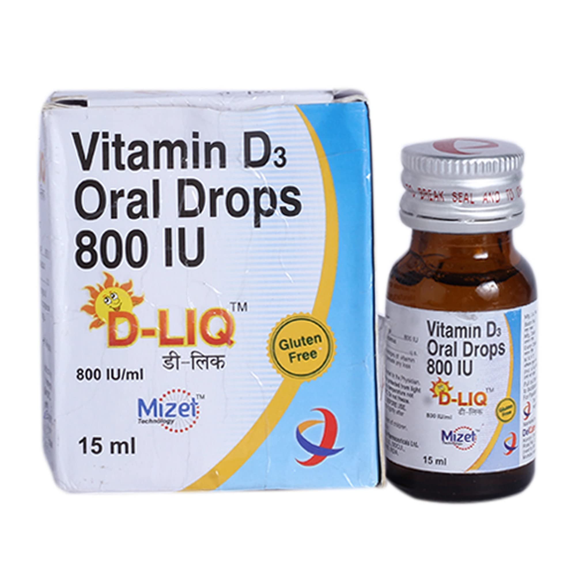 D-LIQ 800IU/ml GLUTEN FREE - Bottle of 15ml Drops — Amazon image 3