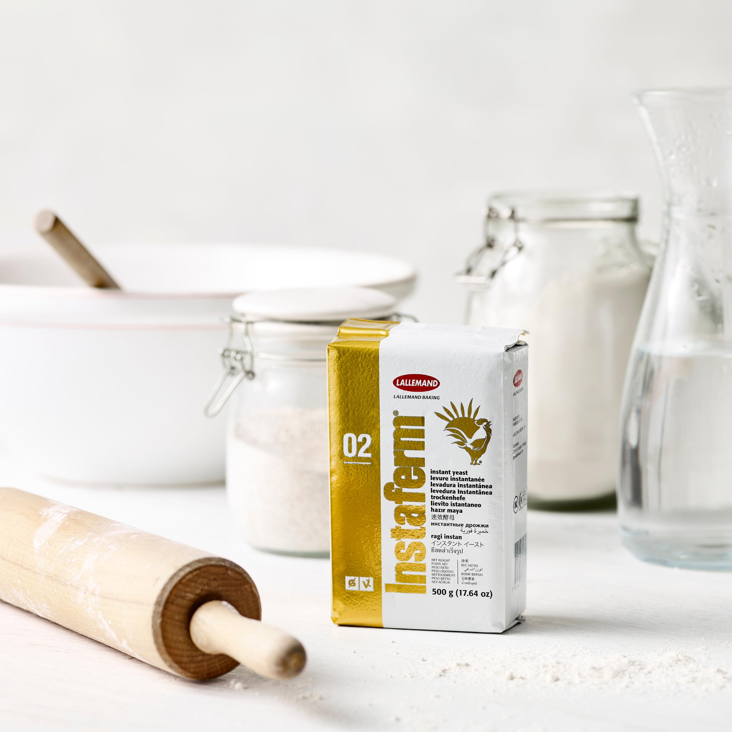 Levadura Seca de Panaderia Para Masas Dulces Lallemand (500g) Sin Gluten - Vegana - Kosher y Halal