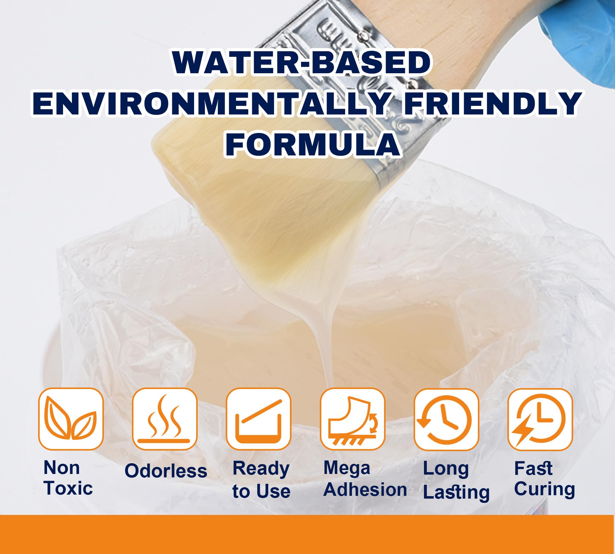 1000g Liquid Waterproof Sealant Clear, Anti-Leaking Sealant Agent - Image 2