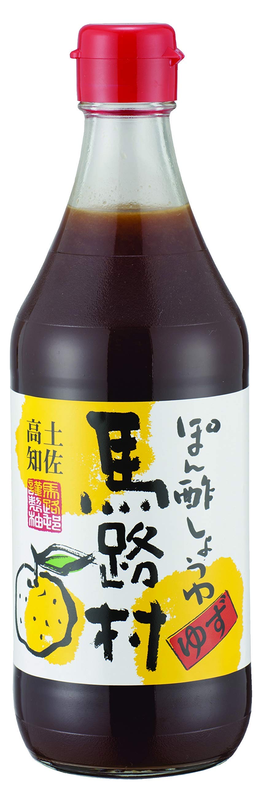 馬路村 ぽん酢しょうゆ 500ml 柚子たっぷり 赤キャップ