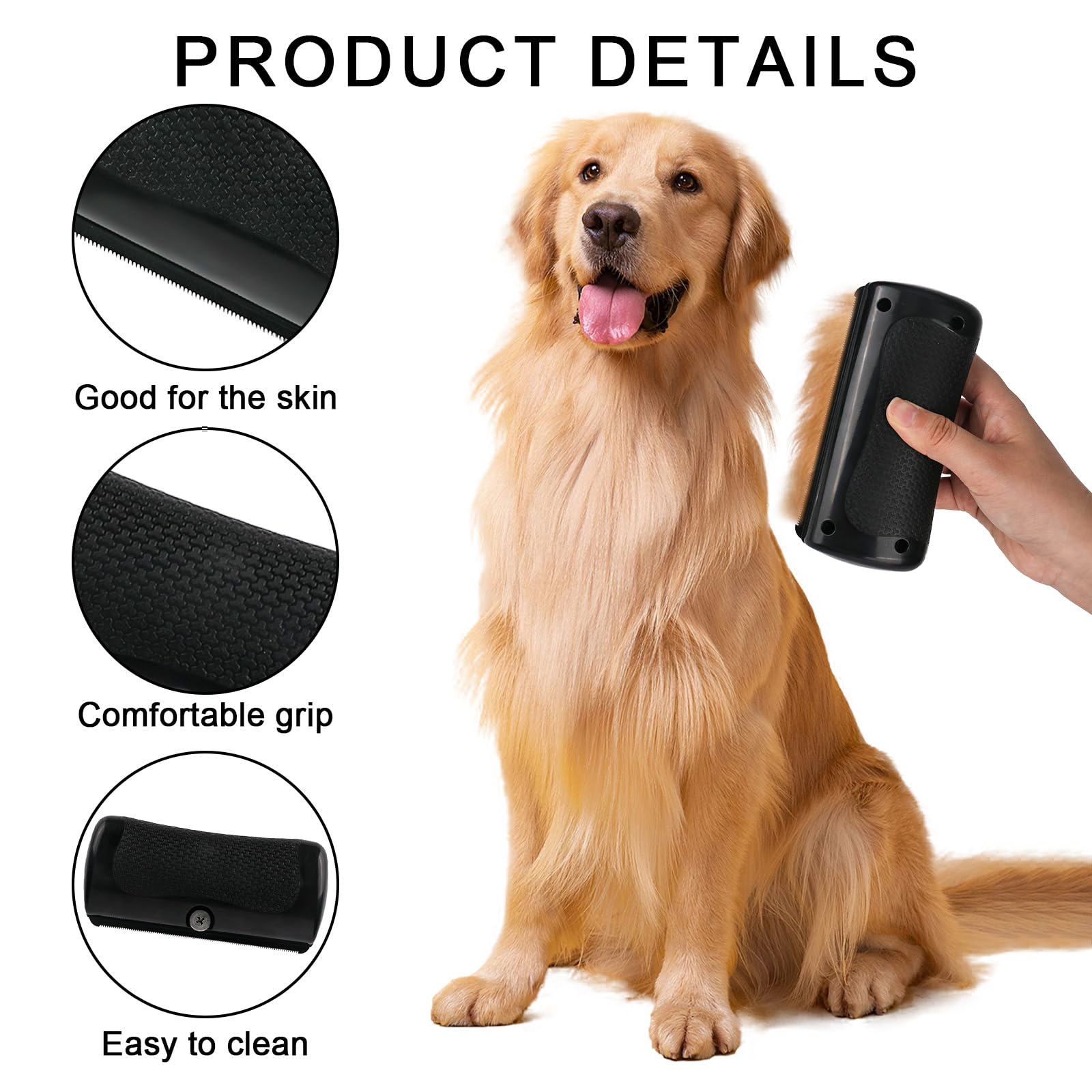 Fellwunder Bürste Hund, Pfotenstern Bürste Hundebürste für Hunde Groomify Mr Waggy Tails Deshedding Brush Grooming Tool Hunde Groomy für Tierhaarpflege Haar