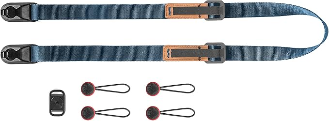 Peak Design Leash Camera Strap for System Cameras and Smaller DSLRs Blue (L-MN-3)