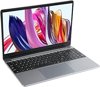 Laptop de 15,6 polegadas, laptop de tela 1080 p ips hd para cpu intel n5095 quad core, para win10, lpddr4 16g, 512g ssd, laptop de escritório com desbloqueio de impressão digital, 5g wifi, rj45,(EU)