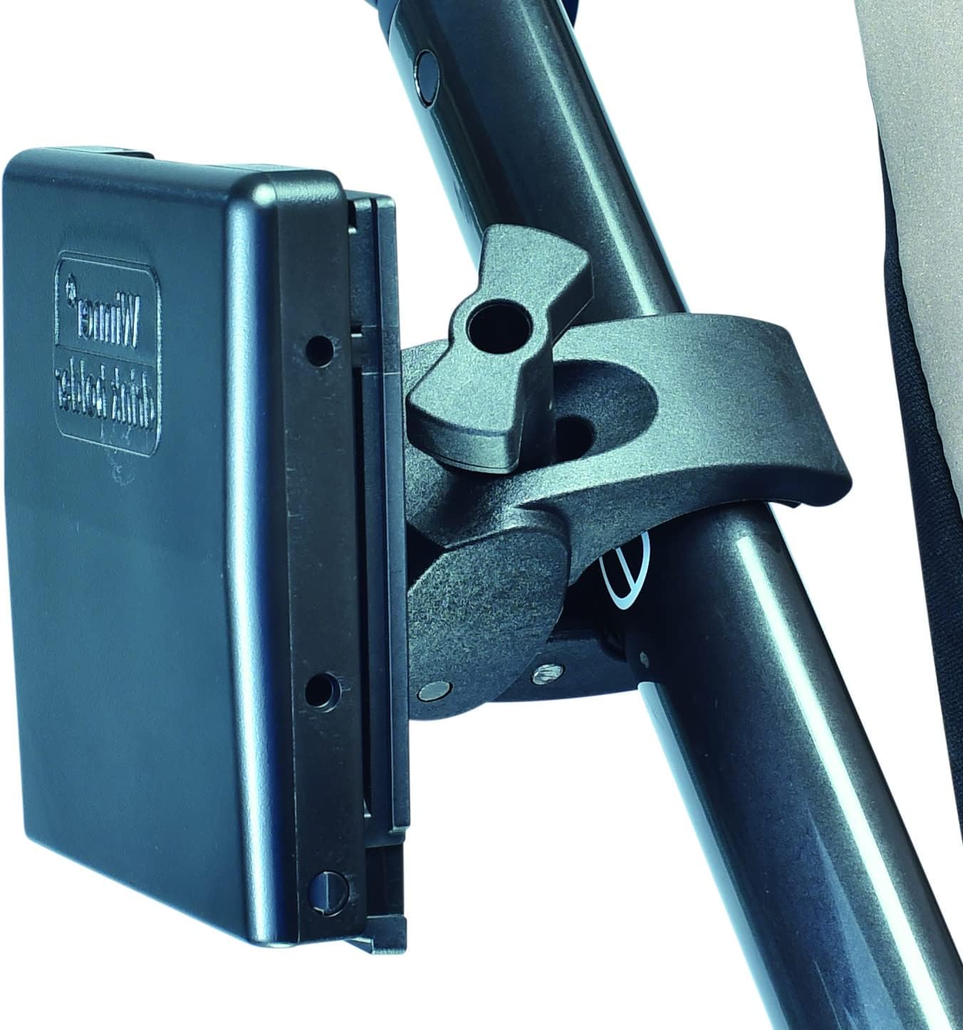 Freedom Easy to use Wheelchair/Walker Folding Cup Holder with Easy Universal Clamp