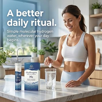 Hydrogen Water Tablets,H2 Molecular Hydrogen, Contain Magnesium and Hydrogen Molecules to Help Replenish Energy and Electrolytes 90 Tablets, 3 Months Supply