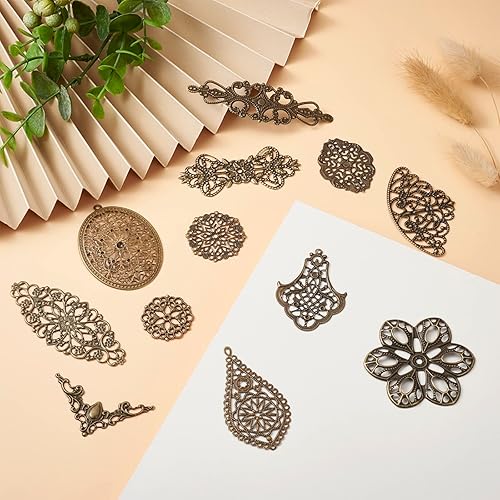 Miniatura 4 de Colgantes huecos antiguos, Metal