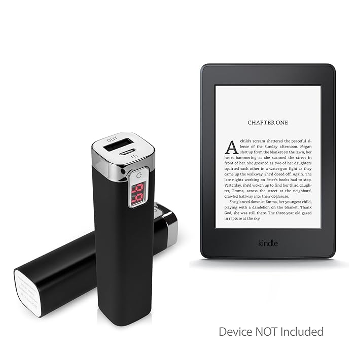 Buy BoxWave Kindle Paperwhite Charger, [Rejuva Power Pack] 2600 mAh