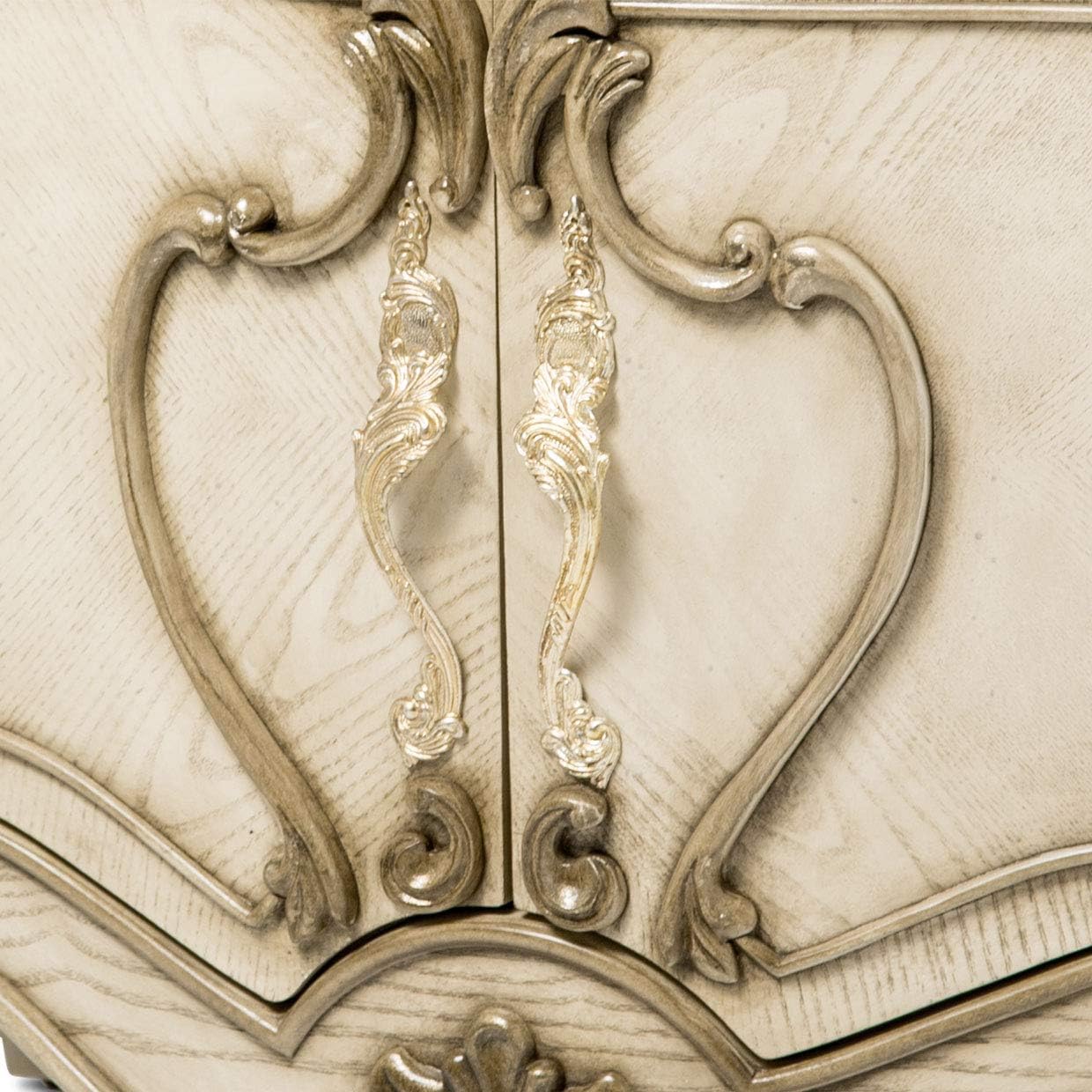 Michael Amini Platine de Royale Nightstand, Champagne