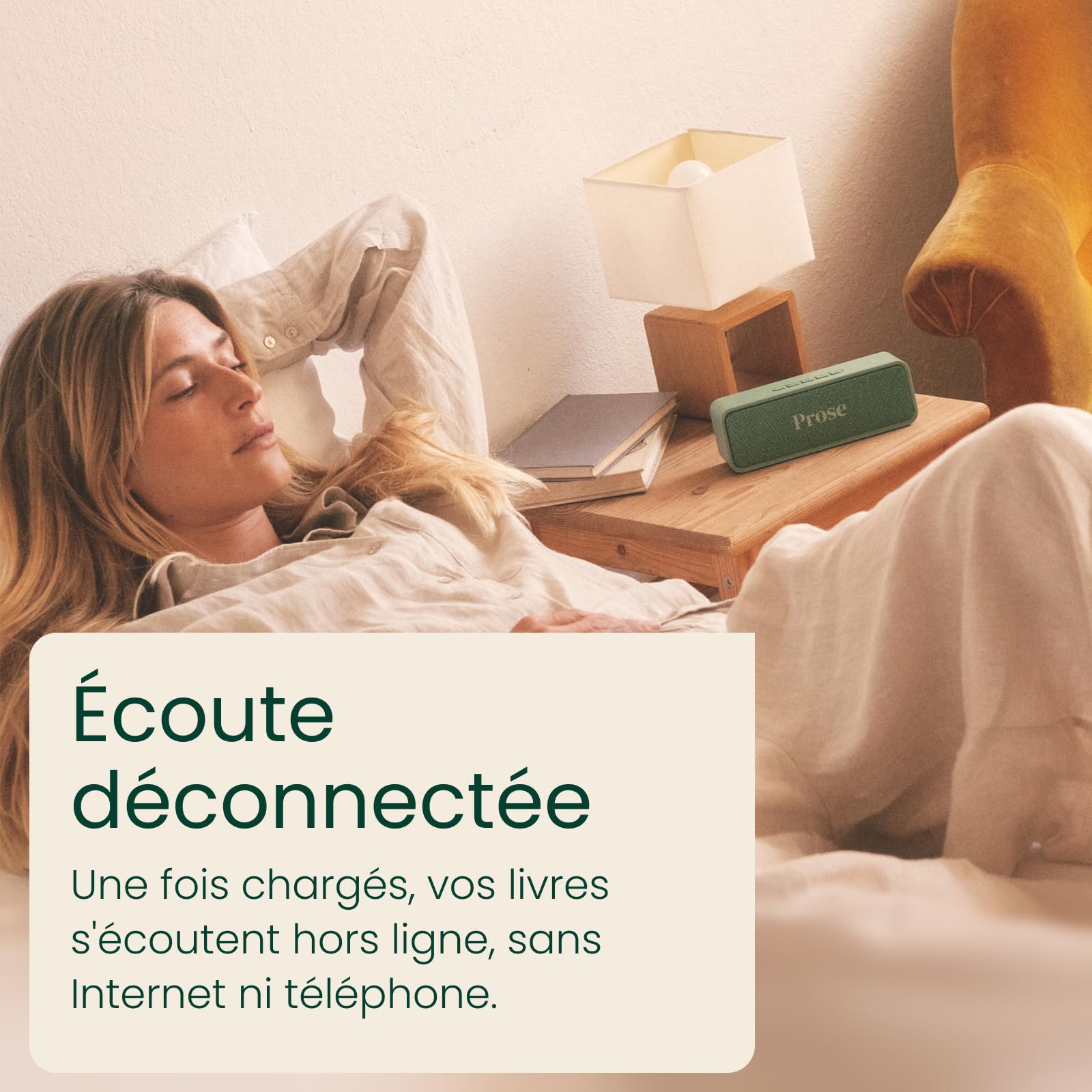 Prose - Lecteur de Livre Audio avec 1 Livre Inclus - Appareil Simple Prose - Lecteur de Livre Audio avec 1 Livre Inclus - Appareil Simple