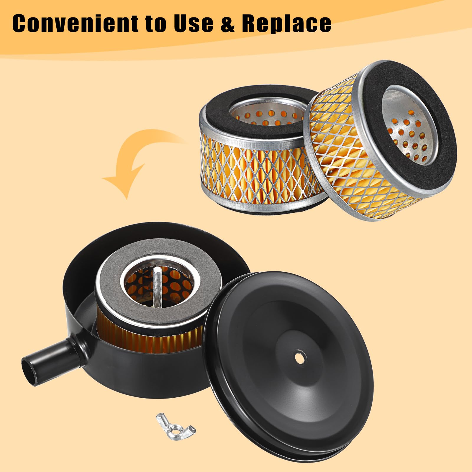OwnMy Air Compressor Silencer - Quiet & Efficient -4