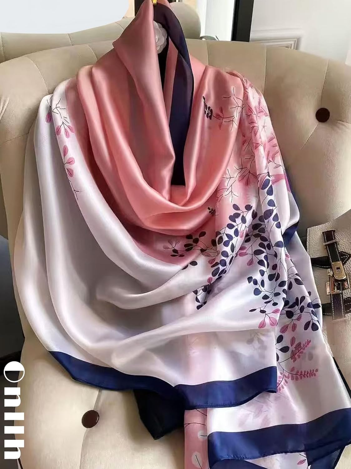 Large Shawl Scarf For Women Lightweight Wraps Silky Headscarf Long Sunscreen Scarfs T23 - Image 5