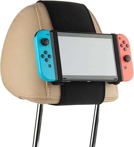 Cosmos Soporte para reposacabezas de coche, soporte de asiento compatible con Nintendo Switch y otras mini tabletas