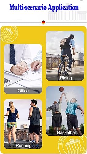 Miniatura 6 de Omnful Ganchos antideslizantes para las orejas, soporte para lentes, retenedores de gafas, funda de silicona suave para puntas de patillas,