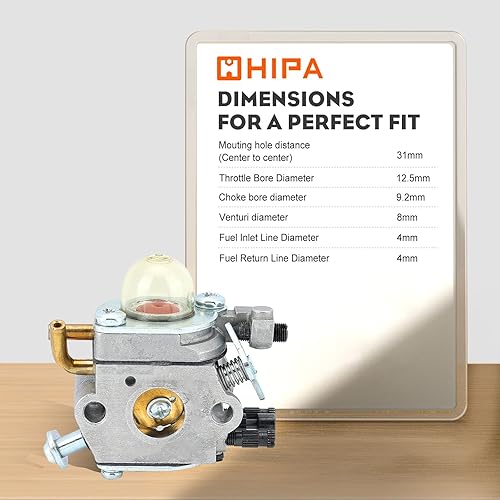 Miniatura 7 de Hipa Carburador PB-2100 para Echo PB2100 PB 2100 ES-2100 ES2100 PB-2155 Soplador de hojas Zama C1U-K42 C1U-K42A C1U-K42B Kit de mantenimiento