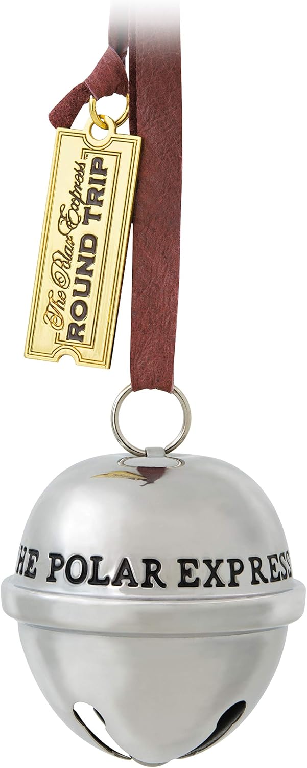 Hallmark Keepsake Christmas Ornament 2022, The Polar Express Santa's Sleigh Bell, Metal