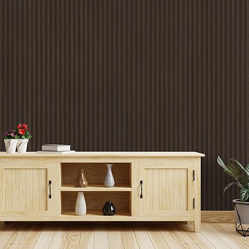 Papel de contacto de grano de madera para despegar y pegar, rústico, impermeable, autoadhesivo, película decorativa extraíble, papel tapiz de madera