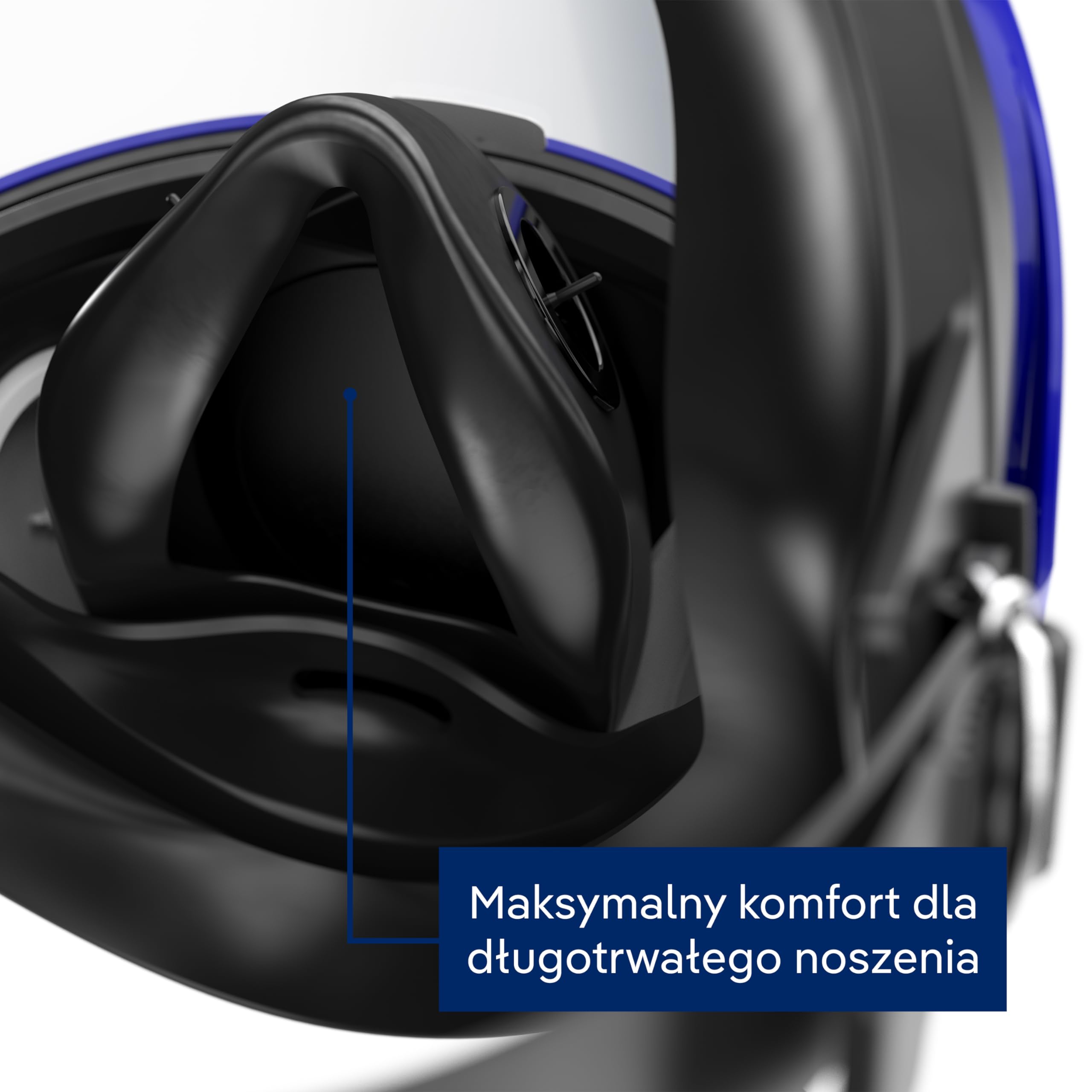 Dräger X-plore 5500 wysokiej jakości maska pełnotwarzowa z podwójnym | Połączeniem bagnetowym do zastosowań osobistych