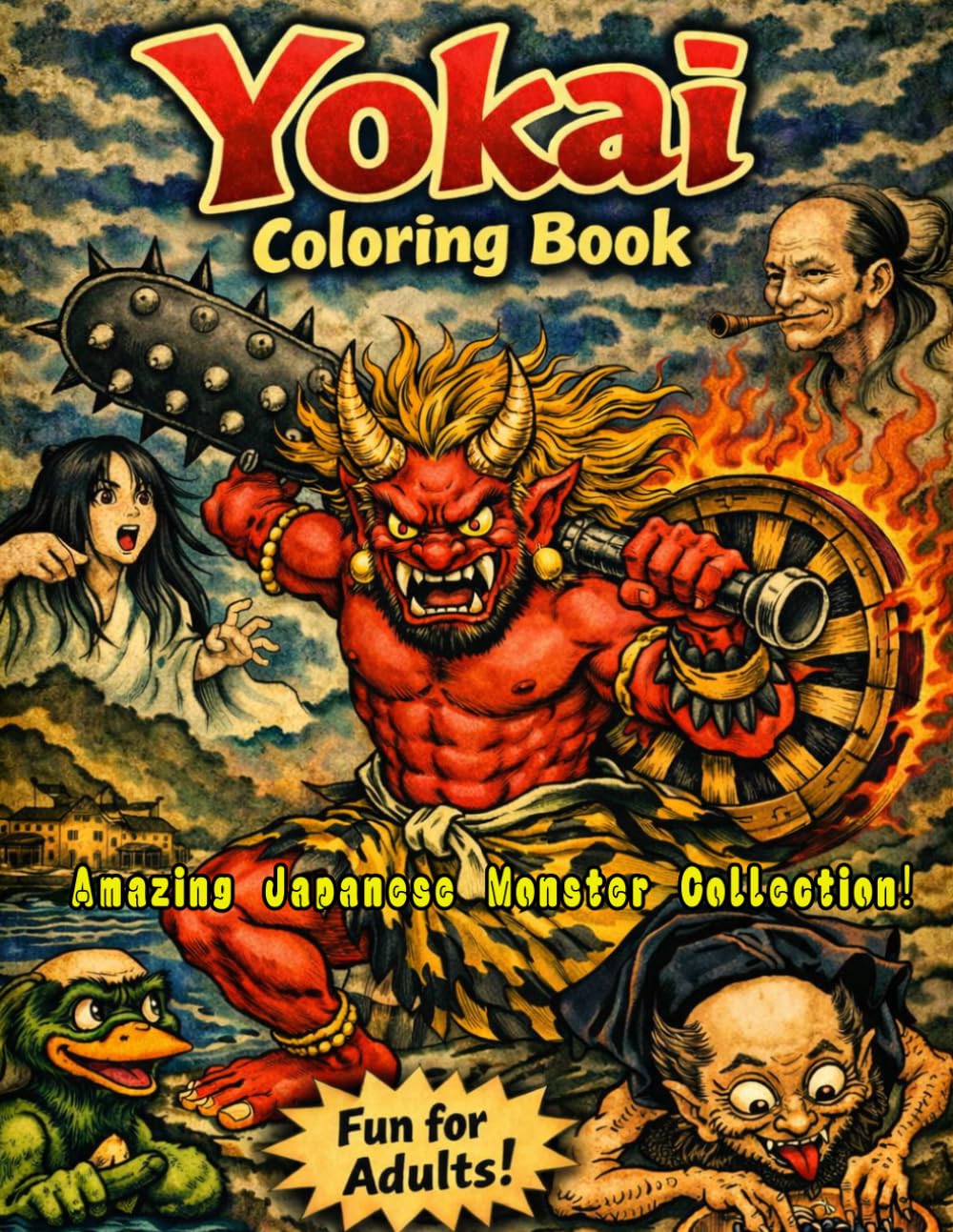 Yokai Coloring Book