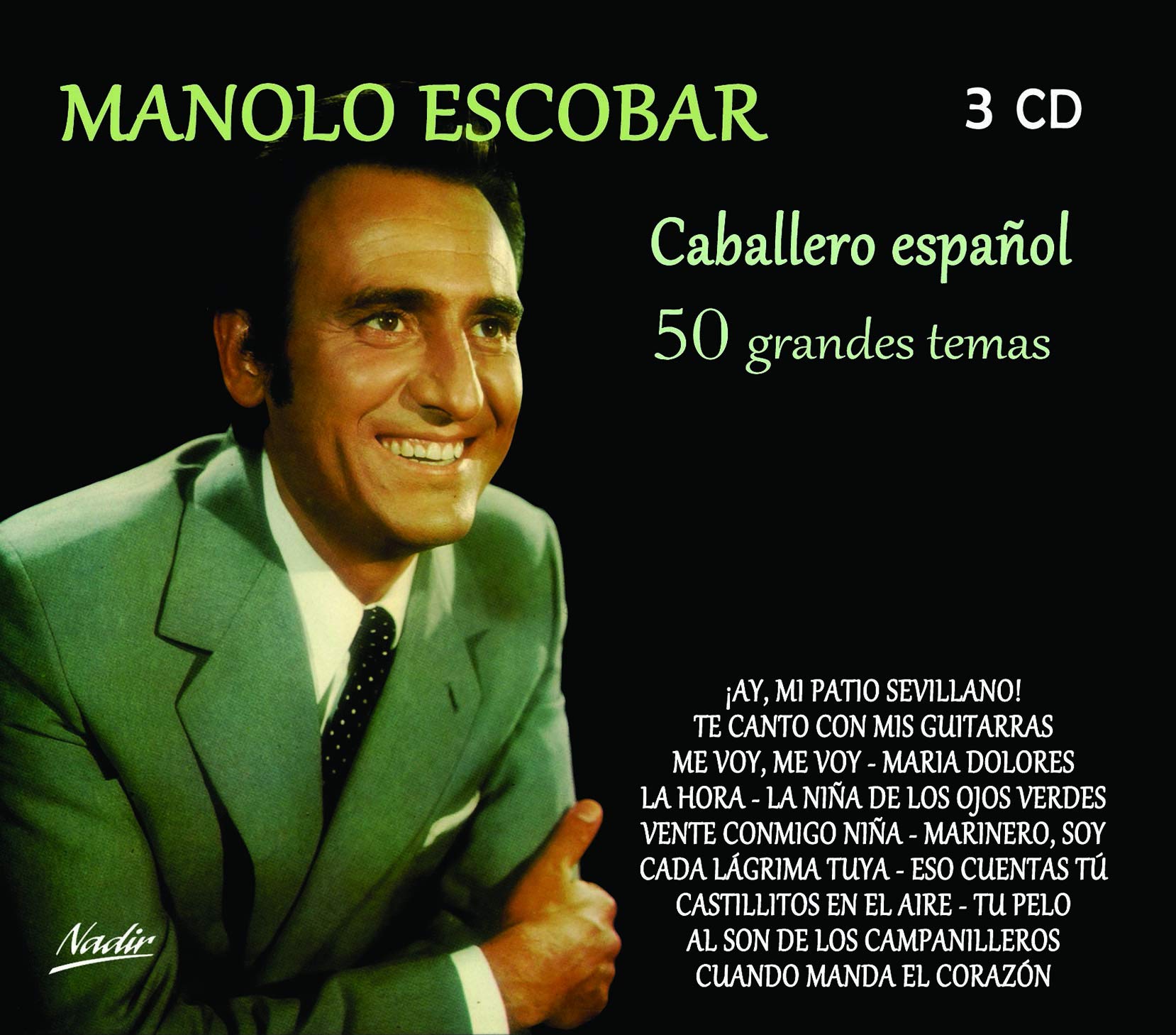 Manolo Escobar - 50 Grances Tehmas. Caballero Espanol