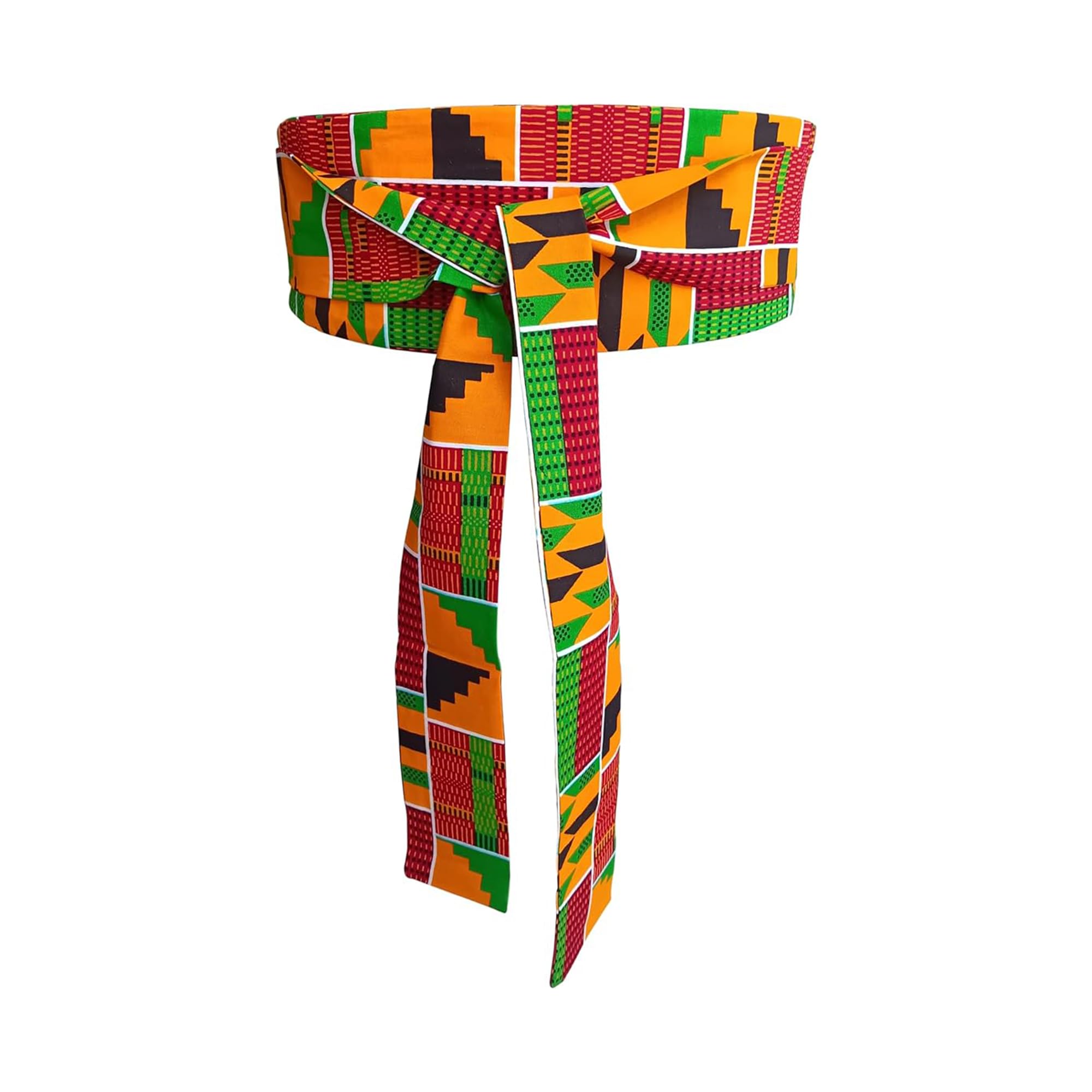 Kente nyama African Print Belt for Women Ankara Tradition Waist Belts One Size, N1, One Size