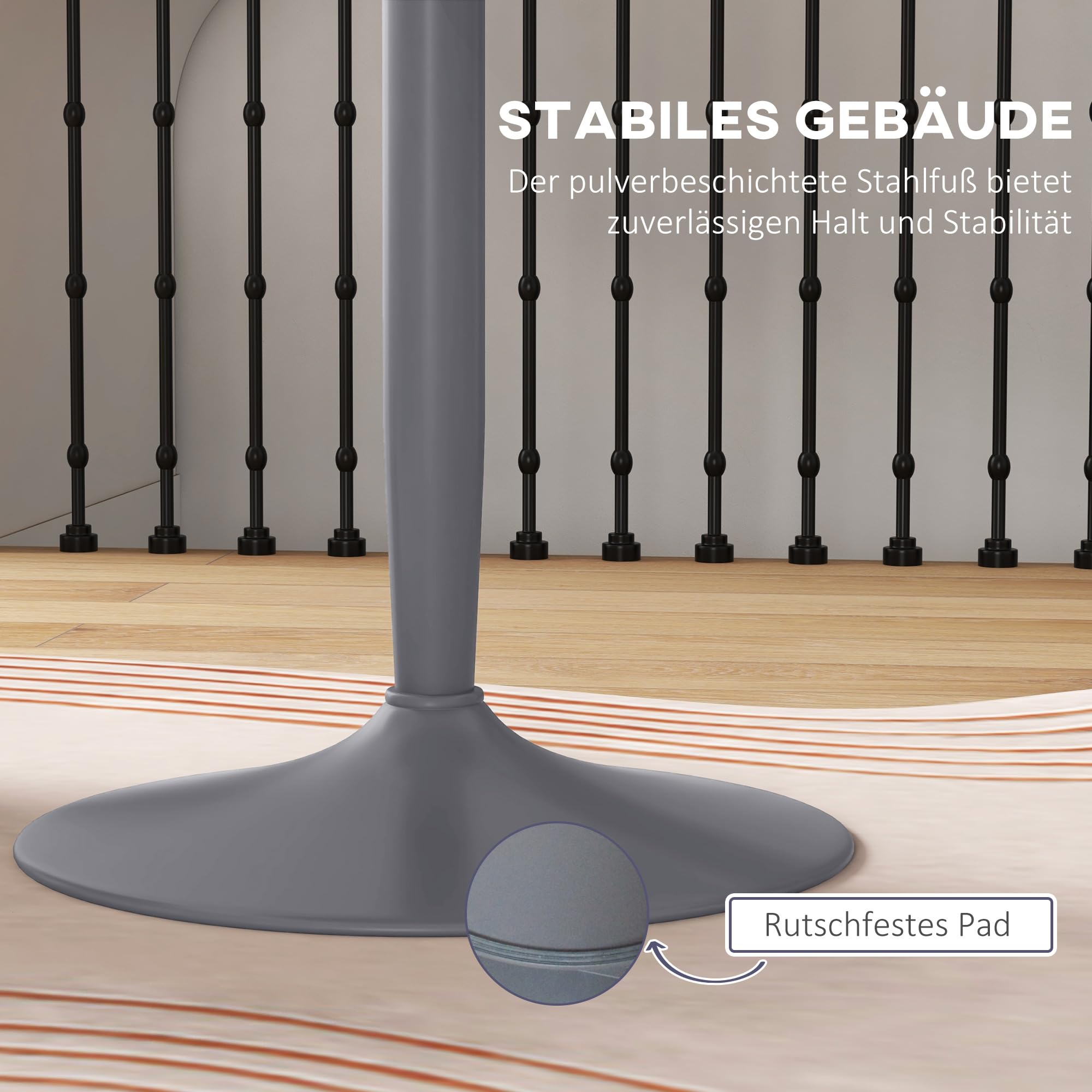 Ronde Keukentafel Voor 2 Personen, Moderne Tafel Met Stalen Poten Antislipvoet Ideaal Voor Kleine Ruimtes 70x70x75 Cm Ronde Keukentafel Voor 2 Personen, Moderne Tafel Met Stalen Poten Antislipvoet Ideaal Voor Kleine Ruimtes 70x70x75 Cm