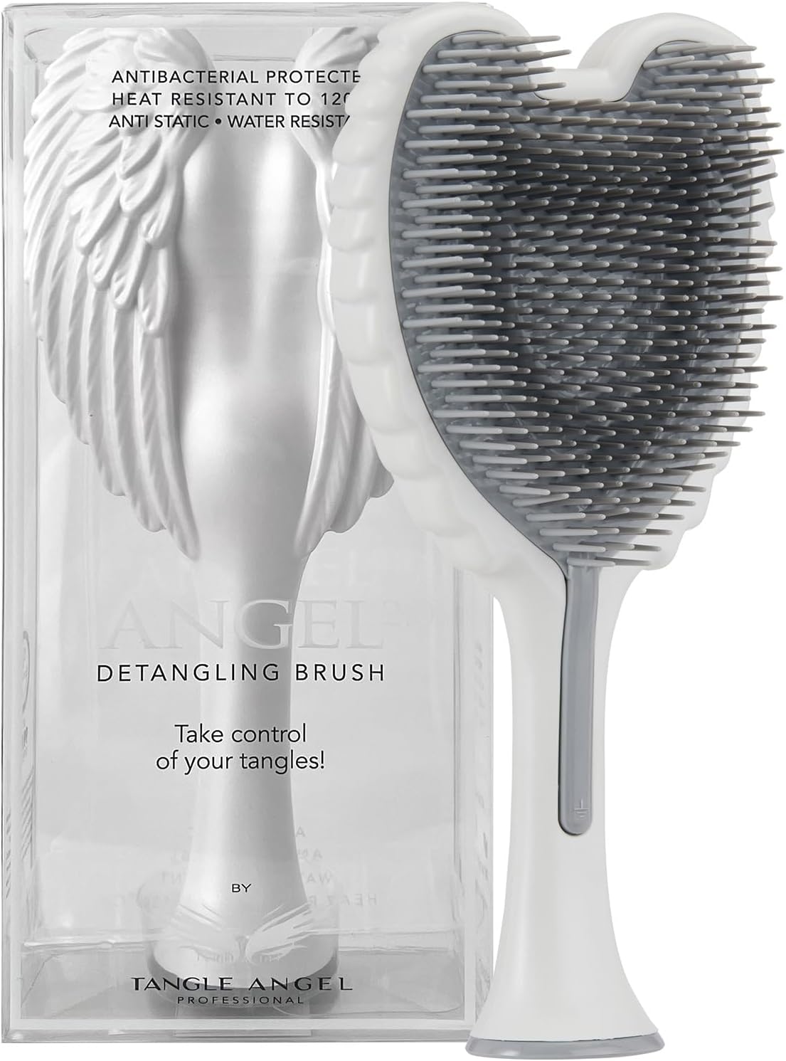 Tangle Angel 2.0, Detangling Hair Brush, Best Detangler Comb For Tangled, Thick, Thin, Straight, Curly, Wet, Dry, Fine, Damaged, Hair Extensions, Short Or Long Hair. Gift For Women, Girls, Kids.