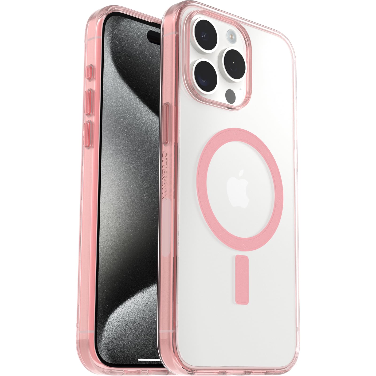 OtterBox Clear Case Serie mit MagSafe für iPhone 15 Pro Max, stoßfest, sturzsicher, Ultra-dünn, schützende dünne Hülle, 3X getestet nach Militärstandard, Anemone