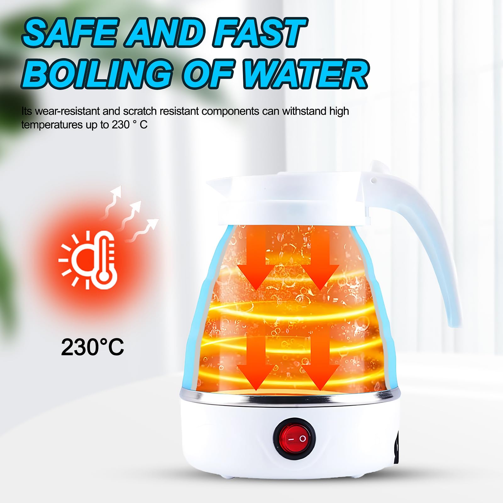 Mini Bouilloire De Voyage Behone Bouilloire De Voyage Pliable - Mini Bouilloire De 0,6 L Gobelet Pliable