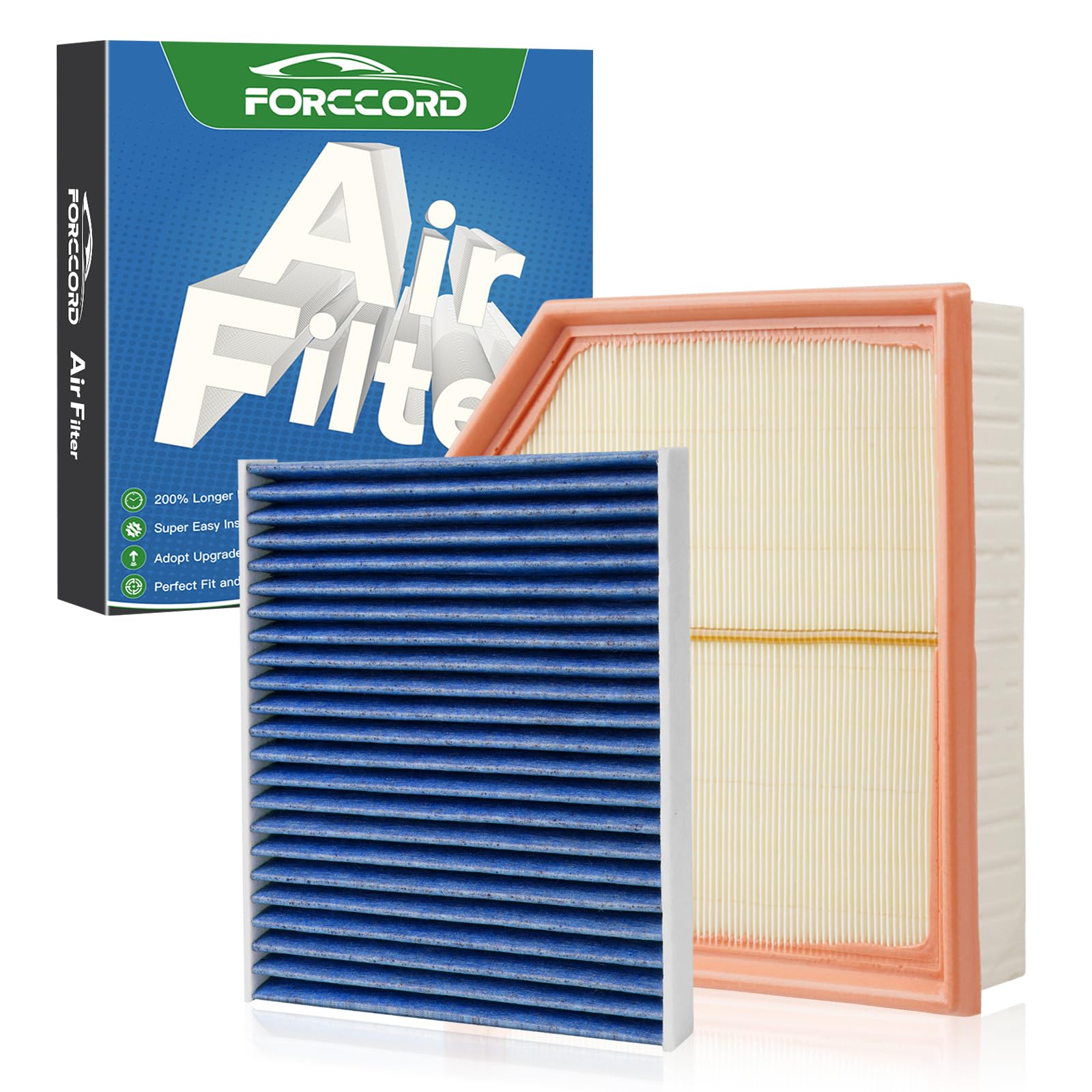Cabin &amp; Engine Air Filter Kit for Volvo XC40 2.0L 2019-2026