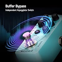 Vista 28 de MOOER Compresor de pedal de guitarra Yellow Compressor Comp, compresión de guitarra True Bypass, ecualizador y volumen ajustables, tamaño mini