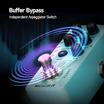 MOOER E7 Polyphonic Guitar Synth Pedal Electronic Synthesizer