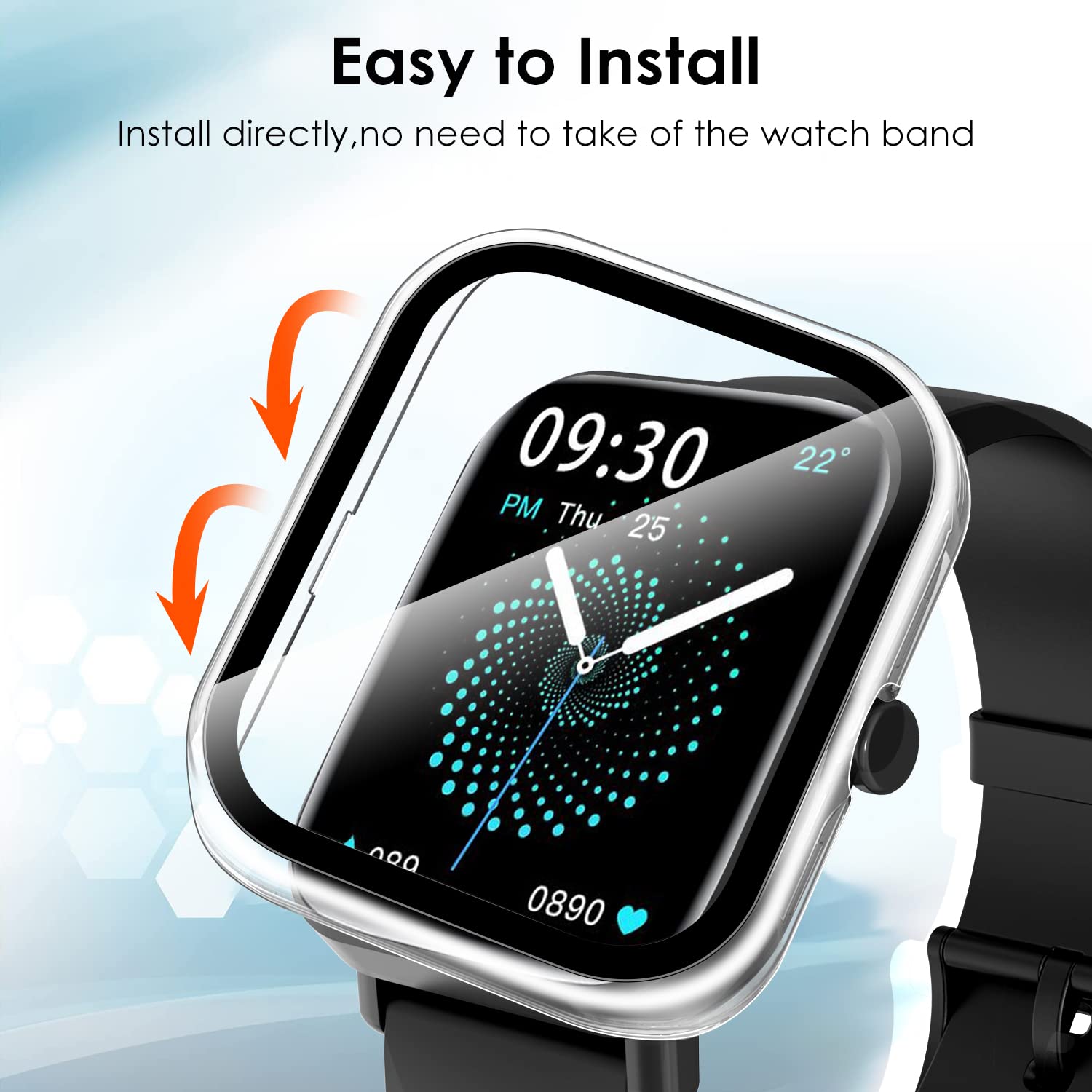 Simpeak 5 Piezas Funda Compatible con Amazfit Bip 6, Funda Protectora