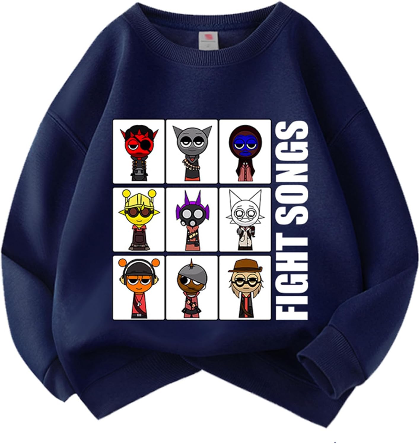 PUCXAU] スプランキー Sprunki 子供服秋冬スウェット男の子女の子長袖  