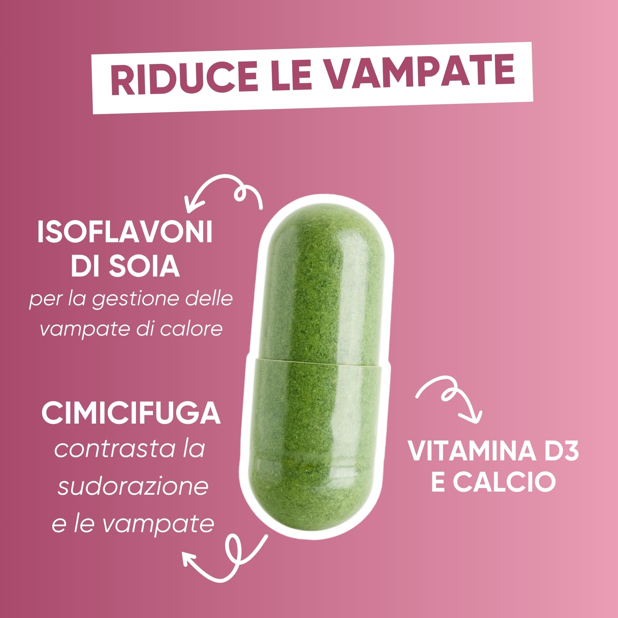 Trio Menopausa – Integratori per Cortisolo, Vampate di Calore e Pancia da Stress - con Moringa Bio + Fosfatidilserina + Cimicifuga | Metabolismo, Umore e Sonno | Made in Italy – RedMoringa 210 Capsule