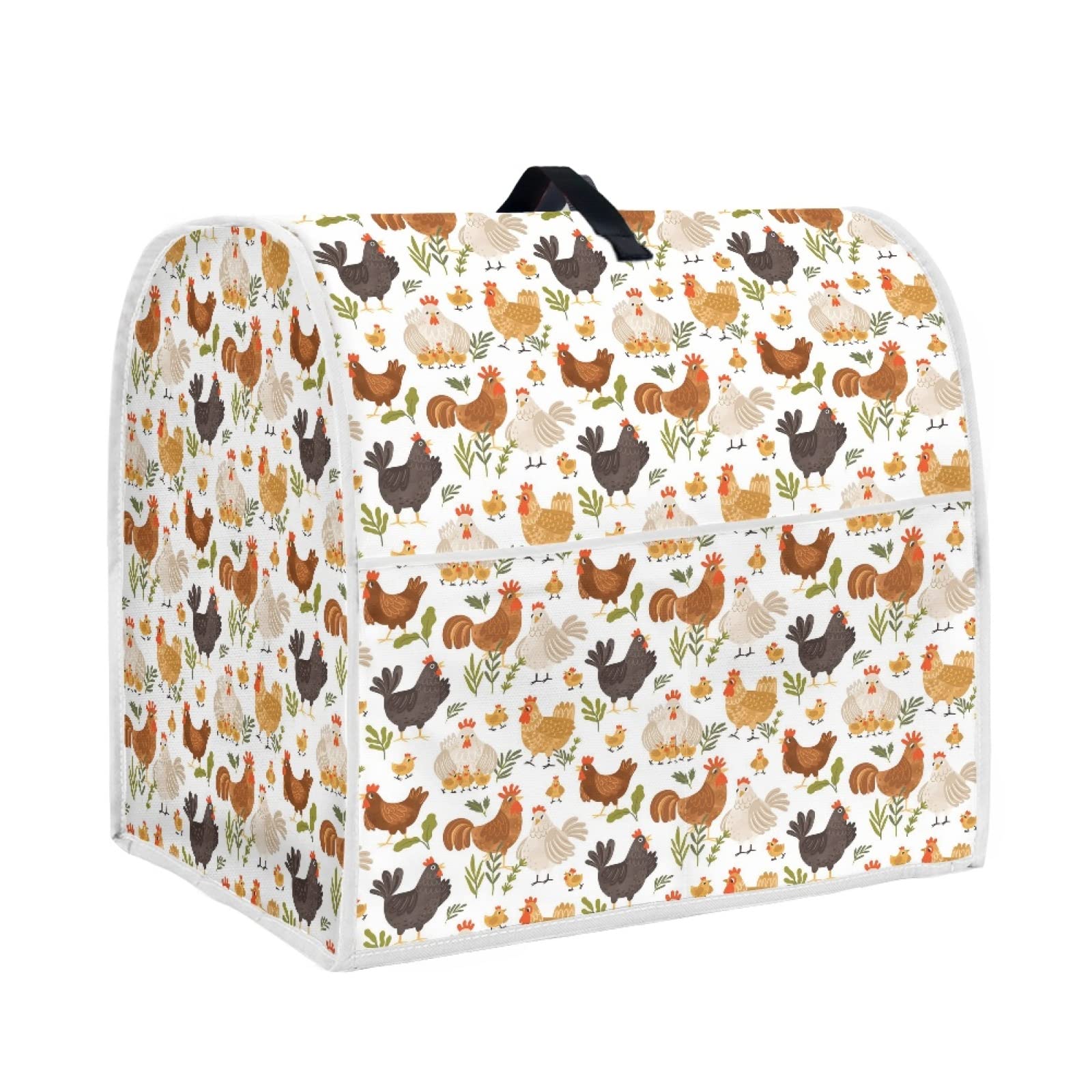 TOADDMOS Chicken Print Stand Mixer Cover,Kitchen Mixer Cover Compatible with 6-8 Quart,Kitchen Aid Covers for Stand Mixer Assecories